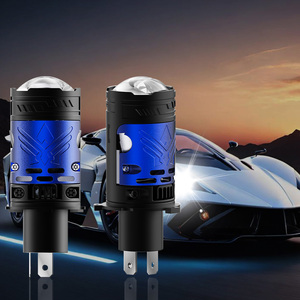 Faros LED H4 para Motocicletas y Automóviles, con Doble Tubo de Cobre, 130W, 12V, Canbus, 6000k, Mini Lente - Product Image 2