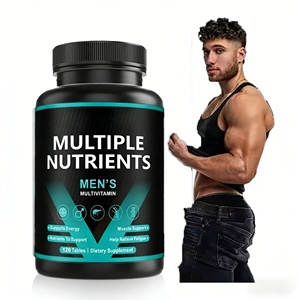 อาหารเสริมสารอาหารรวม OEM วิตามิน <span class=keywords><strong>แร่</strong></span>ธาตุ ออร์แกนิกจากอาหารธรรมชาติ ช่วยเสริมภูมิคุ้มกัน สำหรับผู้ชายวัยผู้ใหญ่ บรรจุขวด - Product Image 1