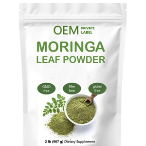 Органический чистый экстракт моринги OEM, порошок из листьев моринги (904 г), добавка из листьев моринги - Product Image 1