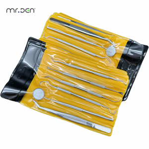 Kit <span class=keywords><strong>Dental</strong></span> de 4 Piezas, Espejo <span class=keywords><strong>Dental</strong></span> de Acero Inoxidable, Sonda y Pinzas, Kit de Instrumentos Dentales de 4 Piezas - Product Image 5