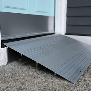 Rampe d'entrée ultralégère en aluminium, 4 marches d'entrée Portable, résistante à l'eau, parfait pour un abri <span class=keywords><strong>de</strong></span> porte - Product Image 3