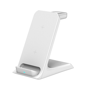 <span class=keywords><strong>Chargeur</strong></span> sans fil magnétique 3-en-1 15W à charge rapide verticale pour iPhone Android TWS IWatch - Product Image 2