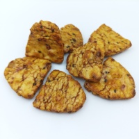 Galletas de Arroz con Sésamo Extra Grandes Horneadas al por Mayor, Snacks Japoneses Kakinotane de Shoyu de Gran Tamaño, Marca Privada OEM