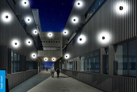 OASISLUX Lampe de lavage murale à 360 degrés pour jardin extérieur intérieur Ip65 ROHS CE DMX control Luminaires d'extérieur