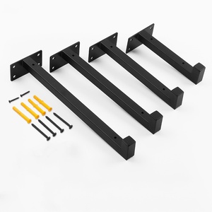 L-Shaped Steel Bracket for Kitchen Dining Partition Shelves <b>Wall</b>-<b>Mounted</b> Invisible Support Rod Modern Design Durable - Product Image 6