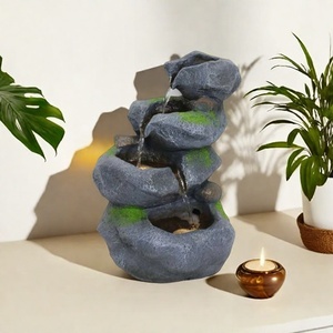 Dẫn Hiện Đại Trong Nhà/Ngoài Trời Không Thấm Nước Polyresin Sàn Trang Trí Đơn Giản Đá Nhựa Thủ Công Mỹ Nghệ Cho Vườn Hiện Đại Nước Các Tính Năng - Product Image 3