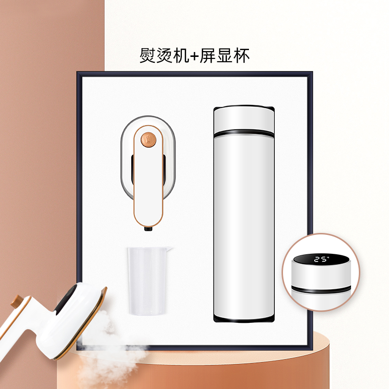 เตารีดไอน้ำแบบพกพา + ขวด