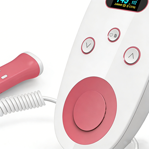 Monitor Fetal de Ultrasonido Angelsounds para el Cuidado en el Hogar, Doppler Fetal Ultrasónico con Certificación CE - Product Image 4