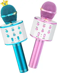 Portable Portable Micro Haut-Parleur Machine Enfants Jouets Karaoké Microphone Pour Fête D'anniversaire Maison KTV