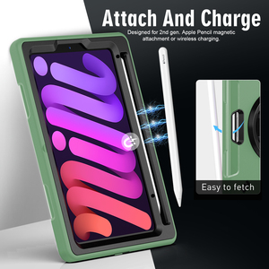 Dành Cho Apple <span class=keywords><strong>Ipad</strong></span> <span class=keywords><strong>Mini</strong></span> 6 2021 8.3 Inch Ốp Lưng Chống Sốc Lai Thời Trang Vỏ Máy Tính Bảng Hybrid Armor TPU PC Chân Đế - Product Image 2