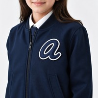 Patchs thermocollants en chenille brodés en 3D personnalisés avec des lettres minuscules pour la réparation de vêtements et de chapeaux