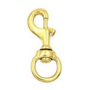 Mousquetons pivotants en laiton Offre Spéciale Petits crochets en laiton Mousqueton en laiton massif - Product Image 1