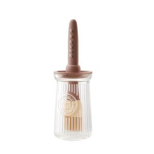 Pinceau à huile Roti avec bouteille, poils en silicone, résistant au four et au lave-vaisselle, pour la cuisson et le barbecue - Product Image 1