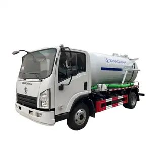 SHACMAN 15m3 septic tank truck 4x2 Sewage Suction Vacuum Tank Truck For Sale