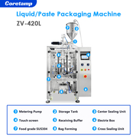 Système de machine d'emballage verticale entièrement automatique pour snacks, granulés, poudres et liquides