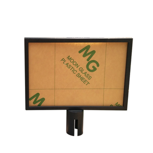 <span class=keywords><strong>Stanchion</strong></span>를 위한 까만 이동할 수 있는 A3 A4 표시 프레임 - Product Image 6