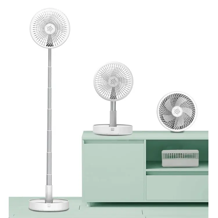 Cadeaux d'été Appareils ménagers Mini ventilateur de bureau Rechargeable Usb Powered Extensible Fan Portable Folding Charging Table Fan