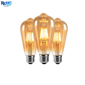 <strong>LED</strong> Edison <strong>Bulb</strong> Filament Light RCHG Retro <strong>E27</strong> Glass CE Certified 2700-6400K Restaurant Light - Product Image 2