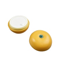 30G Oranje Fruitvormige Container Lege Plastic Cosmetische Pot