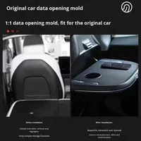 Pour l'accessoire de protection pliable arrière pour le tableau de bord de la Tesla Model 3/Y, petite table utilisée dans l'intérieur des voitures.