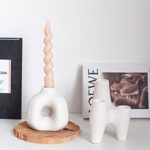 北欧北欧跨界陶瓷烛台用于芳香疗法家居装饰摆件B & B家具金属类型金属 - Product Image 4