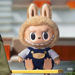 재고 있음 팝마트 라부부 휴식 시간 플러시 토이 비닐 플러시 인형 37cm 대형 장난감 - Product Image 5