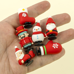 รองเท้าพีวีซีทรงบอลลูนรูปอิโมติคอนน่ารักสำหรับขนส่งสุนัข3D สีสันสดใสปรับแต่งได้แฟชั่นฮาโลวีน - Product Image 3