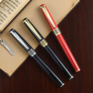 Wholesale Luxury Promotional <b>Metal</b> <b>Roller</b> Ballpoint Pens Custom Laser Engraving UV Print 0.5 mm Writing High-End Business Logo - Product Image 3