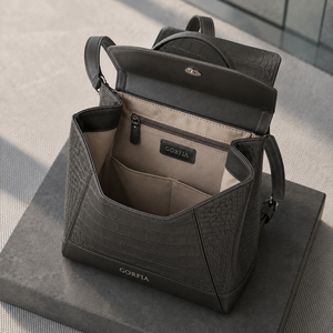 Nouveau Sac à Dos Femme 2026 en Cuir PU Texture Crocodile, Sac de Voyage Tendance, Sac à Rabat Décontracté pour l'École, Personnalisable OEM ODM - Product Image 4