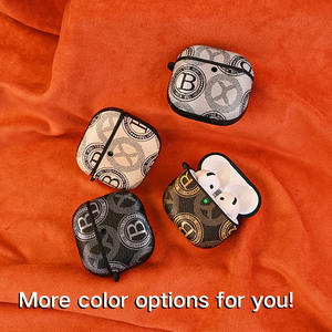 DL <span class=keywords><strong>เคส</strong></span>หนังโลโก้ที่กำหนดเองสำหรับ Airpods3 <span class=keywords><strong>Gen2</strong></span>มืออาชีพพร้อมเชือกและพวงกุญแจเคสหูฟังไร้สายกันกระแทกแบบมีสไตล์ - Product Image 6