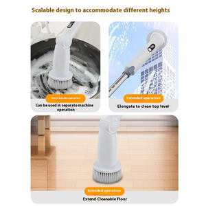 Cepillo de Limpieza Eléctrico Portátil 8 en 1, 80W, Cepillo Giratorio Mágico para Uso Doméstico, Brosse De Nettoyage Electrique - Product Image 4