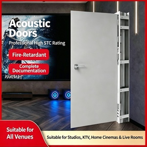 Puerta Insonorizada de 50dB STC, Puerta Acústica de Acero y Polímero de Alta Resistencia <span class=keywords><strong>para</strong></span> Uso Comercial - Product Image 2