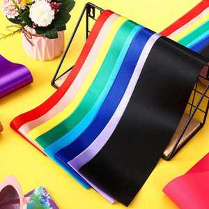 Écharpe de fête en satin à couche unique, vierge, pour anniversaire, avec sangle d'épaule, pour personnalisation en usine - Product Image 3