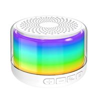 Altavoz LED RGB que Cambia de Color, 5.0, Sonido Hi-Fi con Bajos Mejorados, Diseño Mini de Alto Volumen, Uso en Exteriores, Compatible con Tarjeta de Memoria