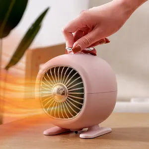 PTC New Type Mini Portable Mute Speed Hot Adjustable Desktop Electric Fan Heater