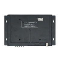 Petit écran tactile capacitif de 7 pouces avec une résolution de 1024x600 pour usage professionnel, couleur noire
