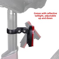 Réflecteurs de vélo cachés pour support AirTag, étui de suivi GPS antivol étanche pour VTT/trottinette/vélo électrique