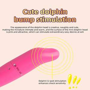Leistungs starkes Mini-G-Punkt-Vibrator-Massage gerät <span class=keywords><strong>Small</strong></span> Bullet Clitoris Stimulator Dolphin Vibrierende Eier Sexspielzeug für Frauen - Product Image 3