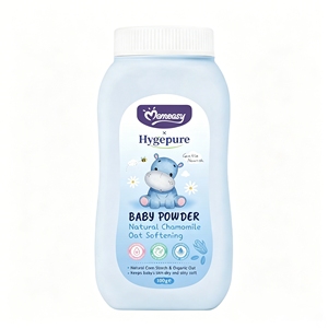 Momeasy Hygepure Talco Naturale <span class=keywords><strong>per</strong></span> <span class=keywords><strong>Neonati</strong></span> a Base di Amido di Mais con Camomilla, Avena e Foglie di Pesco, <span class=keywords><strong>Polvere</strong></span> Lenitiva <span class=keywords><strong>per</strong></span> <span class=keywords><strong>Neonati</strong></span> - Product Image 5