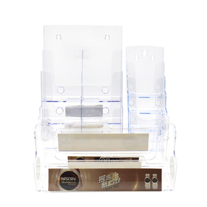 Tùy chỉnh nhựa tiêm Bảng hiển thị đứng khuôn mẫu thể loại kệ talker menu Tạp Chí Brochure giữ dấu hiệu vé đứng - Product Image 4