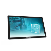 23.8 "Financier Capacitif Tactile Tout en Un 10 Points Tactile IP65/IK08 Bornes Libre Service Avant