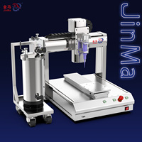 Dispensador de Silicona de Cabezal Único de 2600 ml para Escritorio, Motor de Alta Potencia de 300 KW, Robot Dispensador de Pegamento Programable de 3 Ejes, 1 Año de Garantía