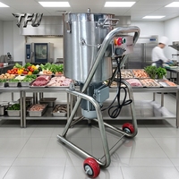 Blender Industri Komersial 32L Stainless Steel Universal Chopper untuk Makanan Goreng, Sayuran, Buah, Daging, dan Rempah-rempah
