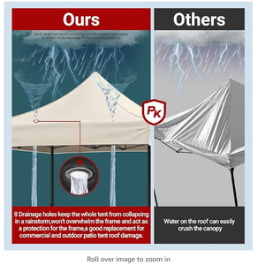 Tente publicitaire robuste, imperméable et résistante au vent, construction solide pour des annonces extérieures pratiques et le stockage - Product Image 4