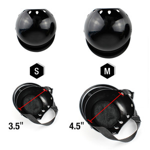 Casco de Plástico Sólido Negro <span class=keywords><strong>para</strong></span> <span class=keywords><strong>Perros</strong></span>, <span class=keywords><strong>para</strong></span> la Seguridad de las Mascotas al Montar en Bicicleta o Motocicleta, <span class=keywords><strong>para</strong></span> Todas las Estaciones - Product Image 6
