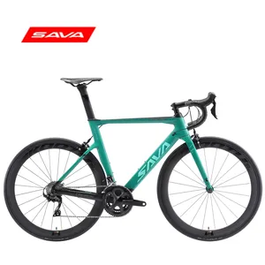 萨瓦工厂公路自行车碳纤维700c完整SHIMANO R7000 22速全碳纤维车架赛车自行车自行车成人