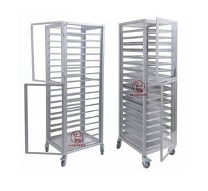 18-<span class=keywords><strong>Tier</strong></span> nhôm bánh Rack với 60*40cm Pan kèm theo khay nướng xe đẩy bánh lò Xe đẩy khách sạn & nhà hàng Nguồn cung cấp - Product Image 5