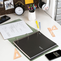 Juego de Cuadernos de Espiral A5 de 6 Colores con Diseño Personalizado, Venta al por Mayor OEM, Impresión de Libros de Regalo, Diario, Cuaderno para Laptop