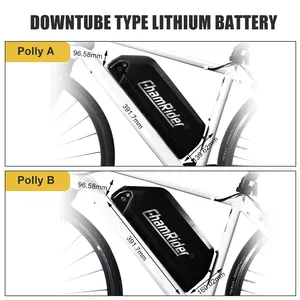 Batterie de vélo électrique Chamrider 21700 cellules Polly B 36V 48V batterie rechargeable au lithium-ion entrepôt européen 36Ah 27Ah - Product Image 5