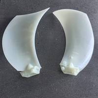 Lames de ventilateur multi-étagées aérodynamiques pour un déplacement d'air efficace Pulvérisateur, Moissonneuse, Chariot élévateur